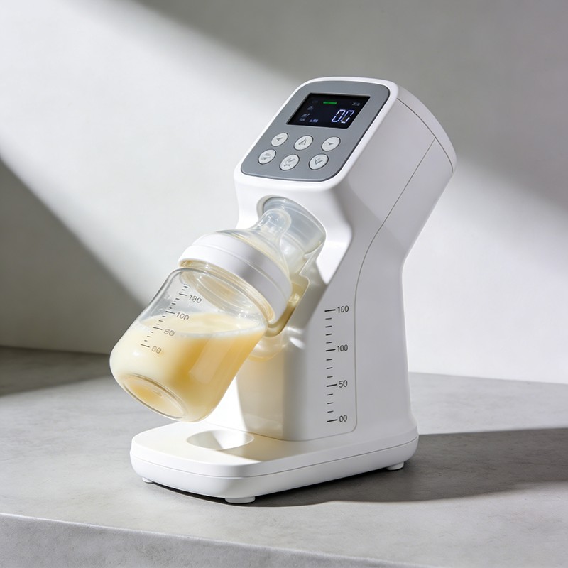 Shaker à lait inclinable